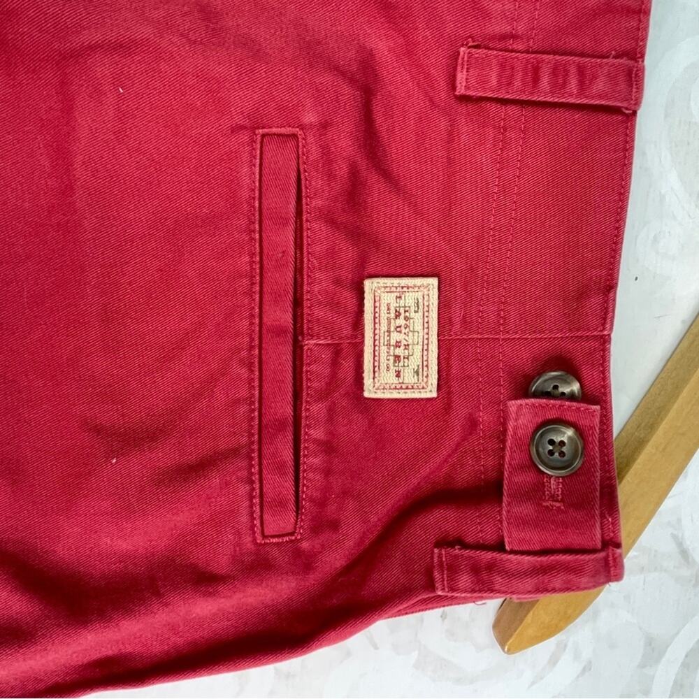 Lauren Ralph Lauren Dark Rose Flat Front Shorts Size 8 - Picture 10 of 13